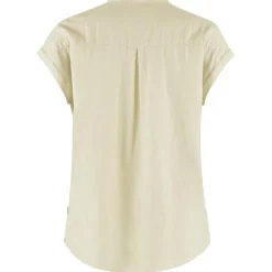 Outdoor Shirt-Fjällräven Ovik Hemp SS blouse dames chalk white