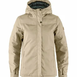 Fjällräven Stina Padded outdoor jack dames fossil< Outdoor Jack