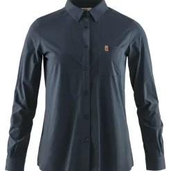 Outdoor Shirt-Fjällräven Övik Lite blouse dames navy