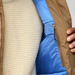 Outdoor Jack-Fjällräven Övik Padded outdoor jack heren wood brown