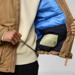 Outdoor Jack-Fjällräven Övik Padded outdoor jack heren wood brown