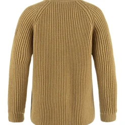 Outdoor Trui-Fjällräven Övik Rib sweater dames buckwheat brown