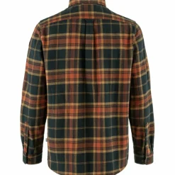 Outdoor Shirt-Fjällräven Övik Twill overhemd heren autumn leaf dark navy