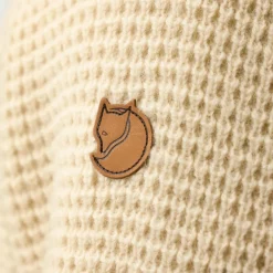 Outdoor Trui-Fjällräven Övik Waffle Knit trui heren light beige