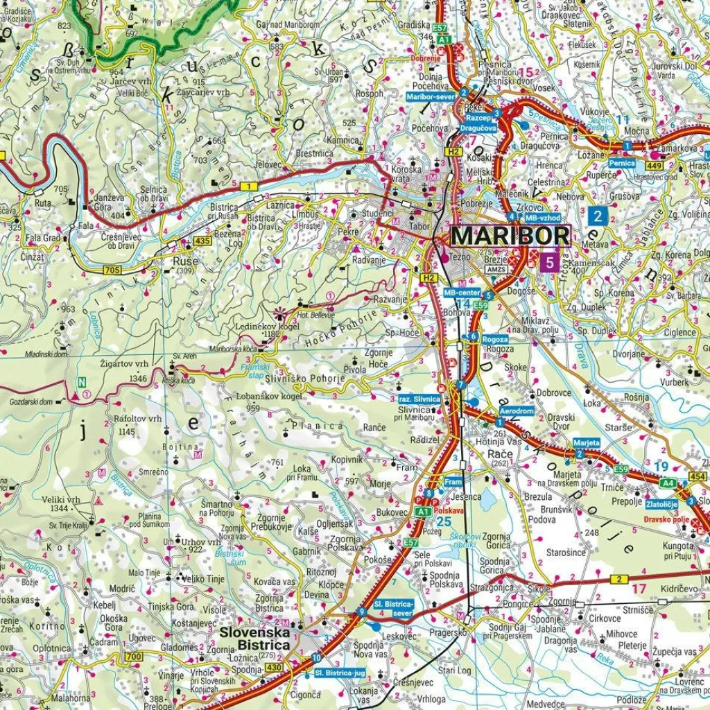 Reisboeken & Kaarten-Freytag & Berndt  Slovenië vrijetijds- en wegenkaart