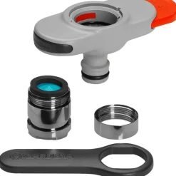 Gardena Kraanverbindingsstuk binnenshuis oranje grijs< Tuinslangen & Accessoires