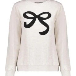 Geisha sweater dames beige melange black< Truien & Vesten