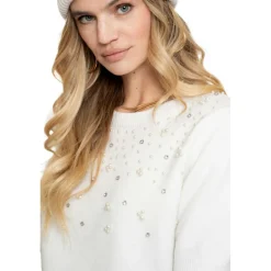 Geisha sweater dames off white< Truien & Vesten