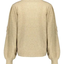 Truien & Vesten-Geisha sweater dames sand