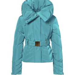 Ski Jassen|Wintersport-Goldbergh JIVE winterjas dames turchese