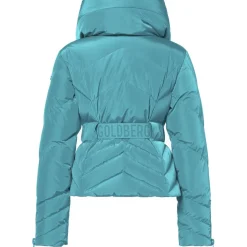 Ski Jassen|Wintersport-Goldbergh JIVE winterjas dames turchese