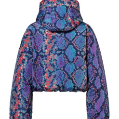 Goldbergh LUCINDA winterjas dames snake turchese< Ski Jassen|Wintersport