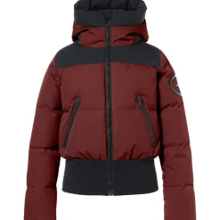Goldbergh VILLAGE winterjas dames vino rosso< Ski Jassen|Wintersport