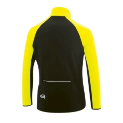 Gonso Moritz fietsjack junior safety yellow black< Fietskleding