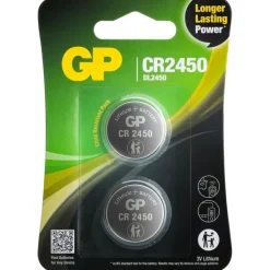 GP Batteries  Lithium CR2450 knoopcel batterij 2-pack< Accu's & Batterijen