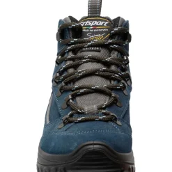Wandelen|Wandelschoenen-Grisport Rocky Mid wandelschoenen junior blauw