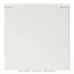 Haba CEE invoerdoos vierkant wit< Camping Elektra