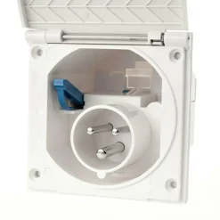 Haba CEE invoerdoos vierkant wit< Camping Elektra