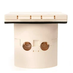 Camping Elektra-Haba CEE invoerdoos vierkant beige