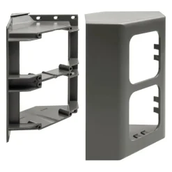 Camping Elektra-Haba C-line afdekraam hoekmodel 2-voudig donkergrijs