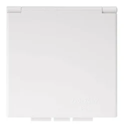 Camping Elektra-Haba ESB-3 Unit uitvoerdoos zonder kabel wit