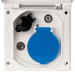 Haba ESB-3 Unit uitvoerdoos wit< Camping Elektra