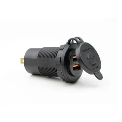 Camping Elektra-Haba Powerline dubbele inbouw USB lader 2,4A + QC3.0