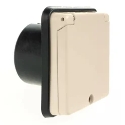 Camping Elektra-Haba wandcontactdoos 230 volt beige