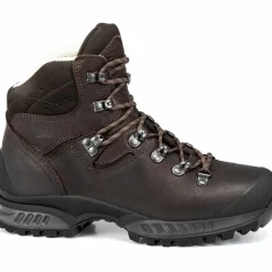 Wandelen|Bergschoenen-Hanwag Lhasa II Wide Lady Mid bergschoenen dames chestnut asphalt