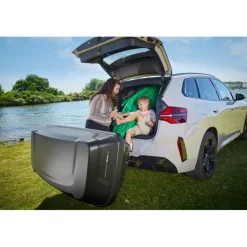 Hapro Boxer 420 L bagagebox hexagon black inclusief platform< Fietsartikelen|Dakkoffers & Accessoires