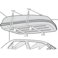 Hapro Dakkoffer ophangsysteem grey< Dakkoffers & Accessoires|Fietsartikelen