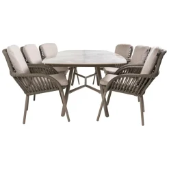 Tuinsets-Hartman Benevento Nika 240 x 110 cm tuinset 7-delig