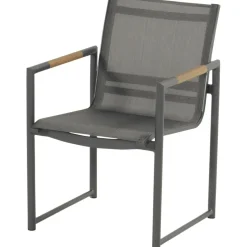 Hartman Fontaine dining tuinstoel charcoal< Tuinstoelen