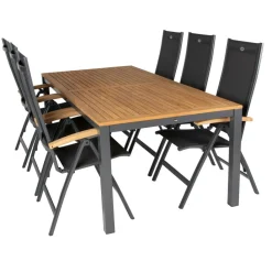 Tuinsets-Hartman Sonata 220 Troy 6 verstelbaar tuinset xerix teak