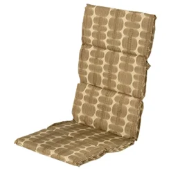 Tuinkussens-Hartman Tuinkussen hoge rug 123 x 50 x 10 mats mustard