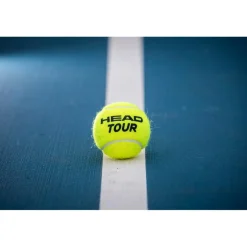 Tennisballen-Head TOUR XT tennisballen 4-pack geel