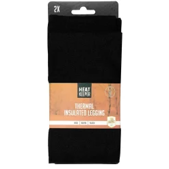 Thermokleding|Wintersport-Heatkeeper thermobroek junior black 2-pack