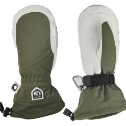 Hestra Heli Ski wanten dames olive off white< Handschoenen & Wanten|Wintersport
