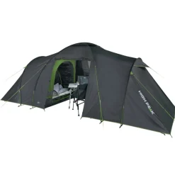 High Peak  Como 6.0 vis-à-vis tent dark grey green< 6-Persoons Tent|Tunneltenten