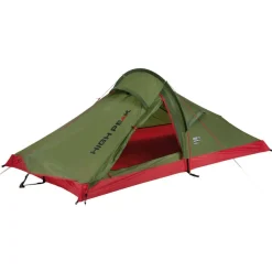 2-Persoons Tent|Tunneltenten-High Peak  Siskin 2.0 LW lichtgewicht tunneltent pesto red