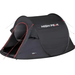 High Peak  Vision 3 pop up tent black< 3-Persoons Tent|Tunneltenten