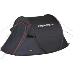High Peak  Vision 3 pop up tent black< 3-Persoons Tent|Tunneltenten