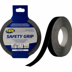 HPX Safety Grip tape 25 mm x 18 meter black< Lijm, Kit & Tape