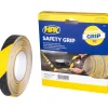 HPX Safety Grip tape 25 mm x 18 meter yellow black< Lijm, Kit & Tape