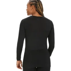 Icebreaker 200 Oasis LS v-hals thermoshirt dames black< Thermokleding|Wintersport