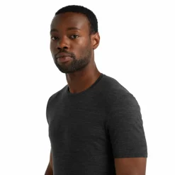 Thermokleding|Wintersport-Icebreaker Anatomica shirt heren jet heather black