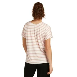 Outdoor Shirt-Icebreaker Drayden Reversible Stripe shirt dames ecru  heather desert sand
