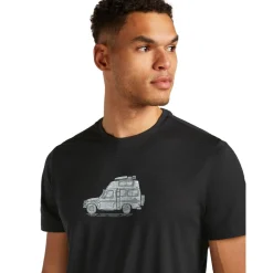 Icebreaker Merino 150 Tech Lite Cosy Camper shirt heren black< Outdoor Shirt