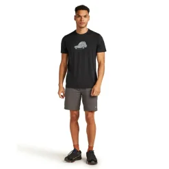 Icebreaker Merino 150 Tech Lite Cosy Camper shirt heren black< Outdoor Shirt