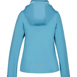 Icepeak Boise softshell jas dames light blue< Outdoor Jack